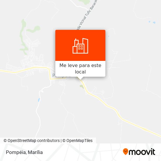 Pompéia mapa