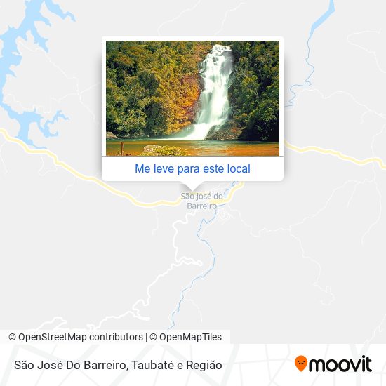 São José Do Barreiro mapa
