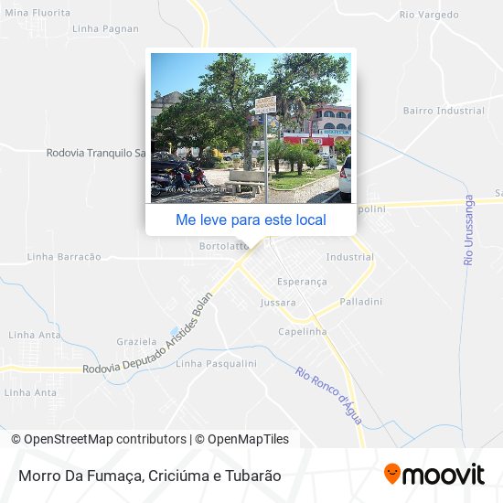 Morro Da Fumaça mapa