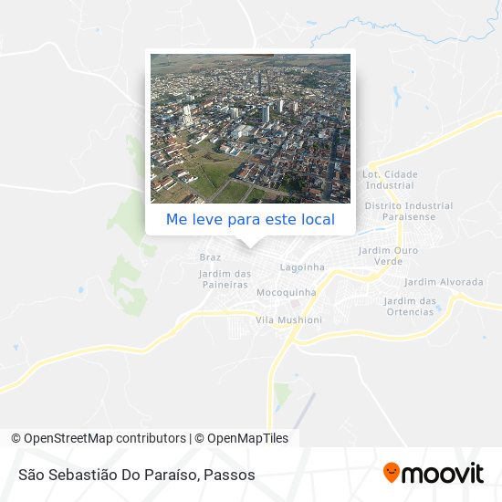 São Sebastião Do Paraíso mapa