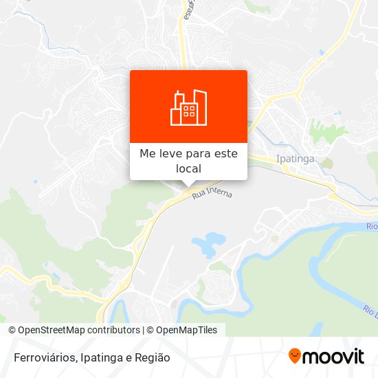 Ferroviários mapa