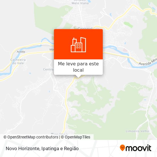 Novo Horizonte mapa