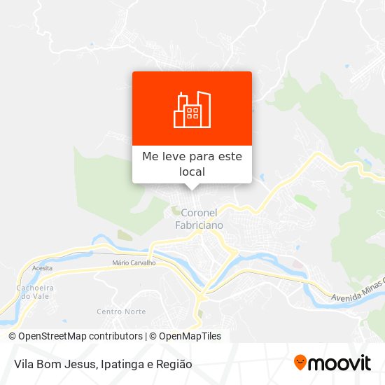 Vila Bom Jesus mapa