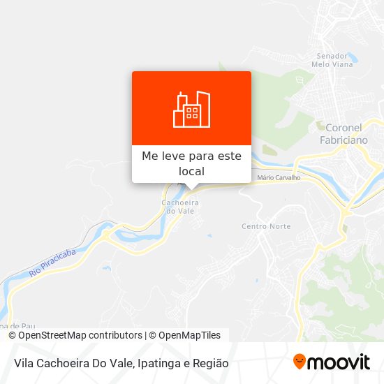 Vila Cachoeira Do Vale mapa