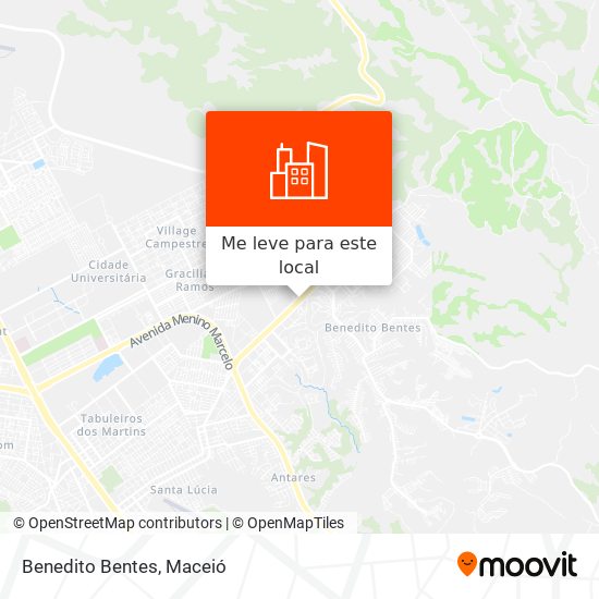 Benedito Bentes mapa
