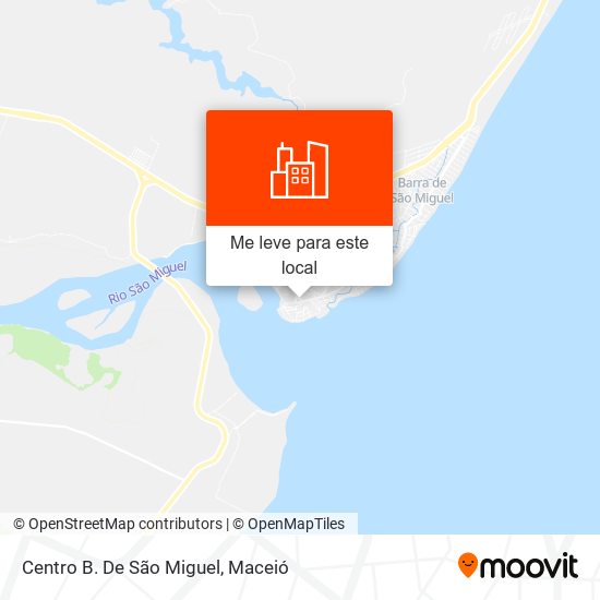 Centro B. De São Miguel mapa