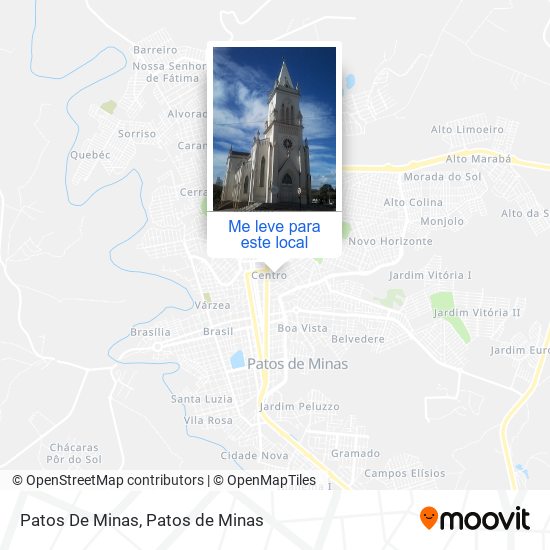 Patos De Minas mapa