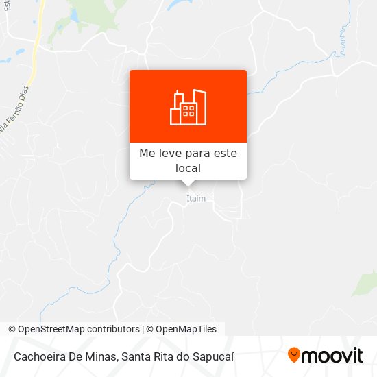 Cachoeira De Minas mapa