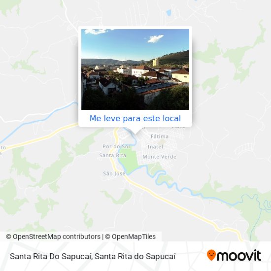Santa Rita Do Sapucaí mapa