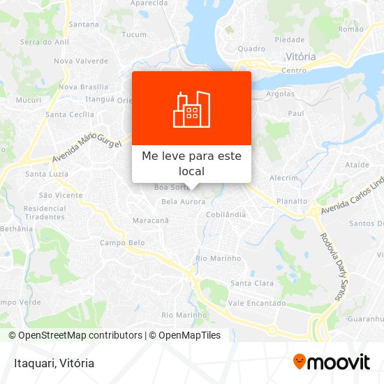 Itaquari mapa