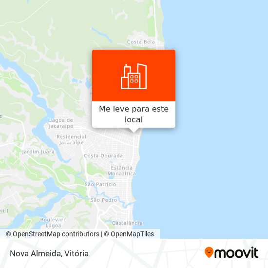Nova Almeida mapa