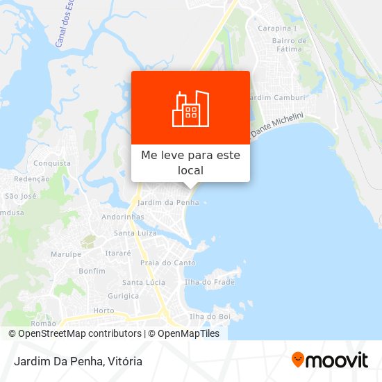 Jardim Da Penha mapa