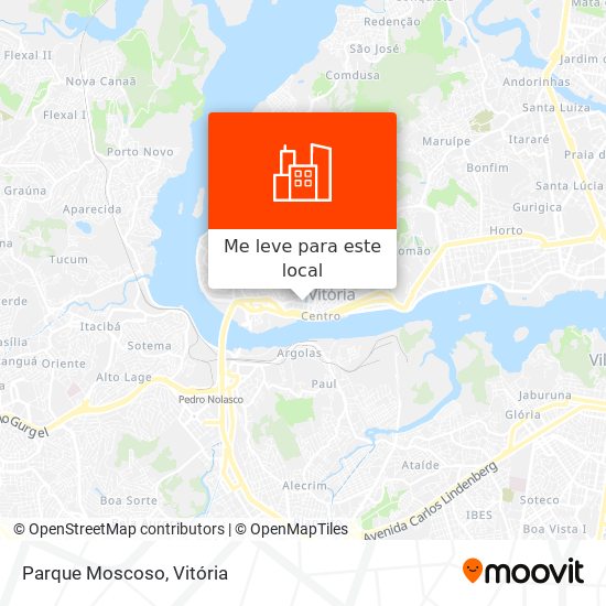 Parque Moscoso mapa