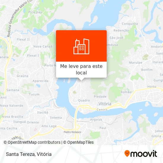Santa Tereza mapa