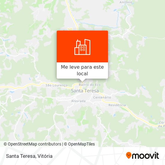 Santa Teresa mapa