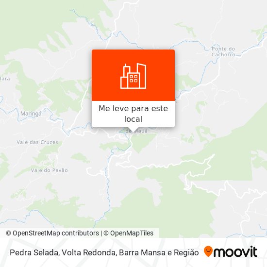 Pedra Selada mapa