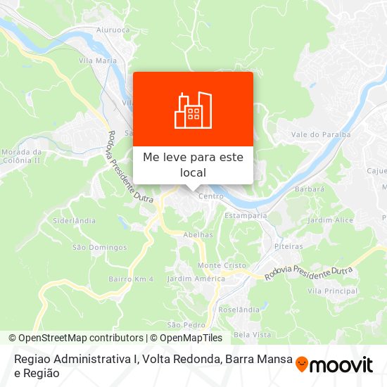 Regiao Administrativa I mapa