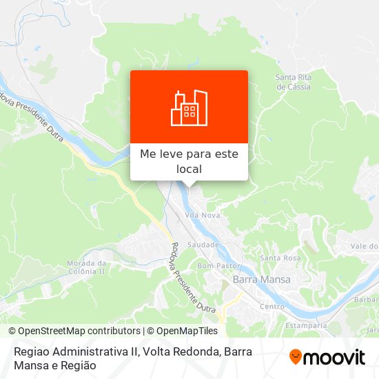 Regiao Administrativa II mapa