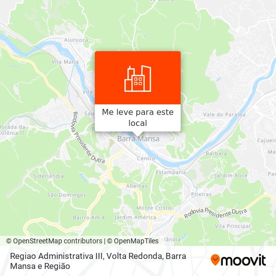 Regiao Administrativa III mapa