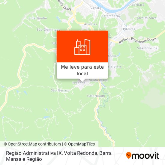 Regiao Administrativa IX mapa