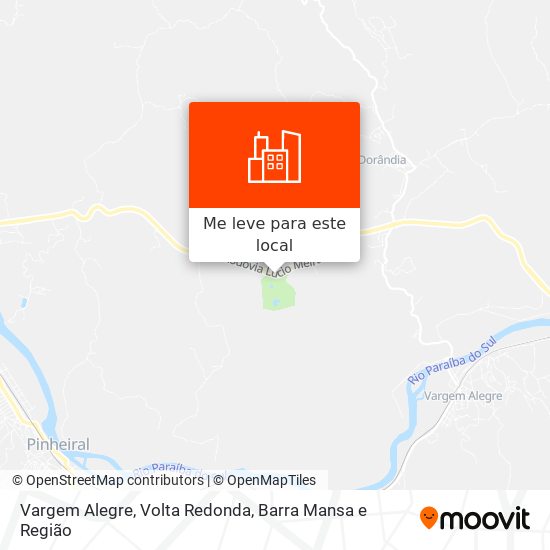 Vargem Alegre mapa