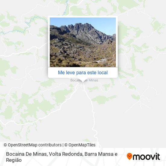 Bocaina De Minas mapa