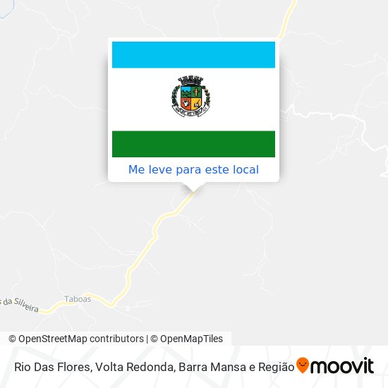 Rio Das Flores mapa