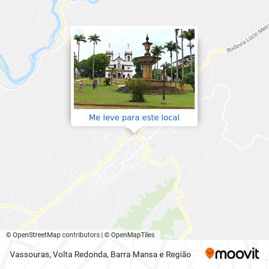 Vassouras mapa