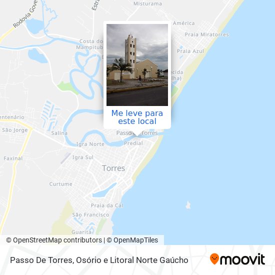 Passo De Torres mapa