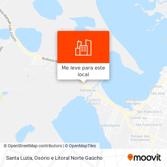Santa Luzia mapa