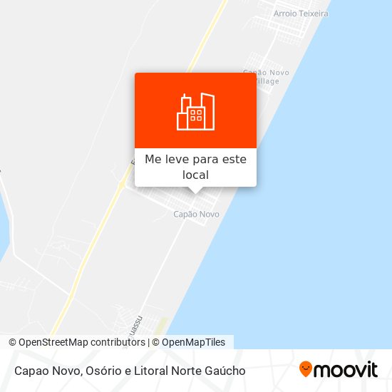 Capao Novo mapa