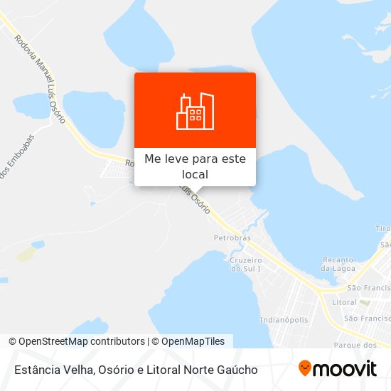 Estância Velha mapa