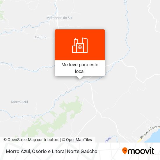 Morro Azul mapa