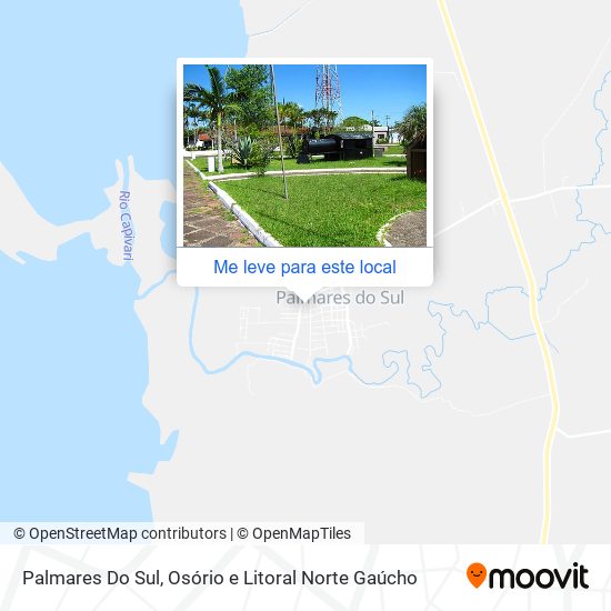 Palmares Do Sul mapa