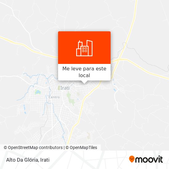 Alto Da Glória mapa