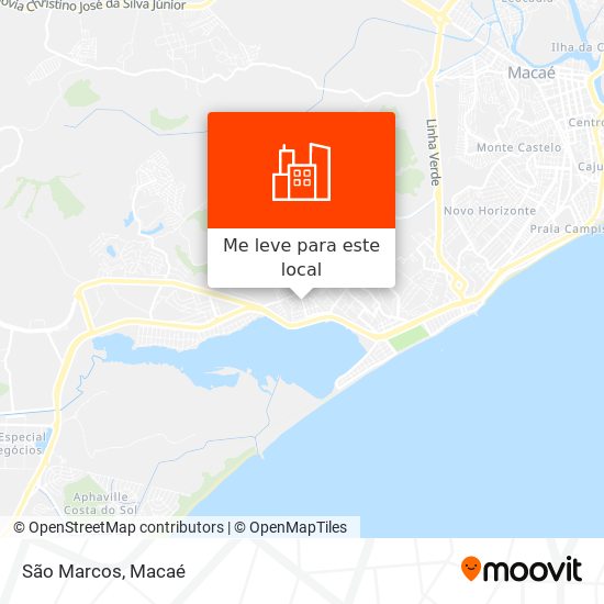 São Marcos mapa