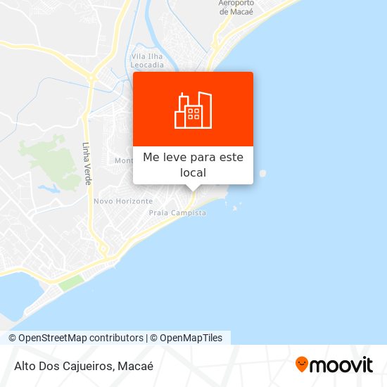 Alto Dos Cajueiros mapa
