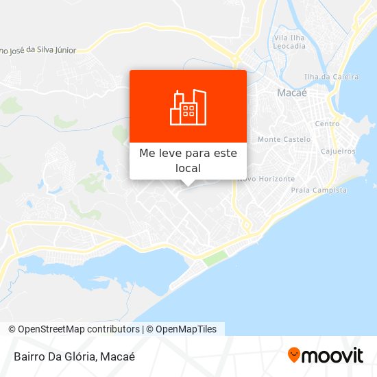 Bairro Da Glória mapa