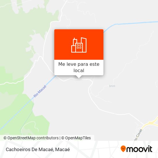 Cachoeiros De Macaé mapa