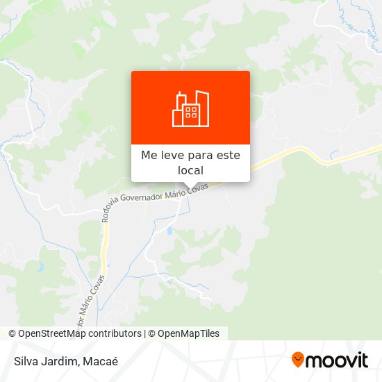 Silva Jardim mapa