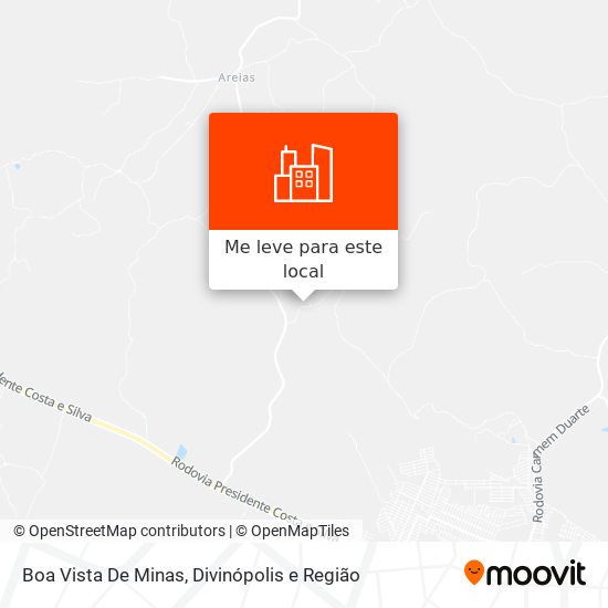 Boa Vista De Minas mapa