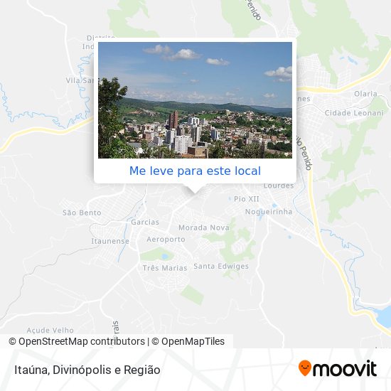 Itaúna mapa