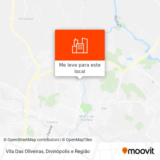 Vila Das Oliveiras mapa