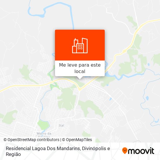 Residencial Lagoa Dos Mandarins mapa