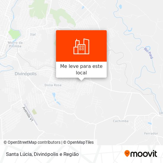 Santa Lúcia mapa