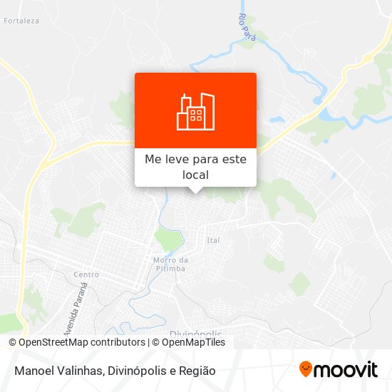 Manoel Valinhas mapa