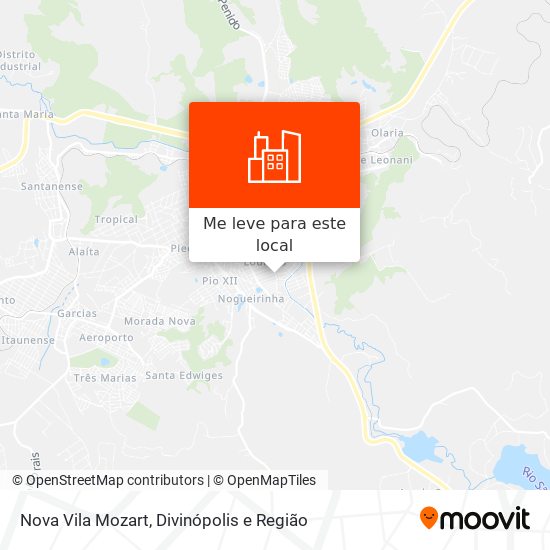 Nova Vila Mozart mapa