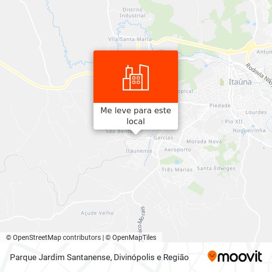 Parque Jardim Santanense mapa