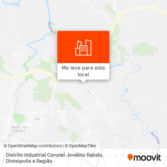 Distrito Industrial Coronel Jovelino Rabelo mapa
