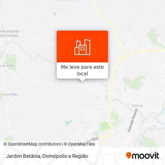 Jardim Betânia mapa